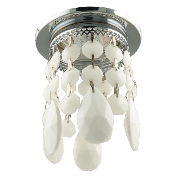 Sk-64 Ch/Wh Mr16 Chrom Opr. Strop. Dekoracyjna Biala Mr16 50W Candellux