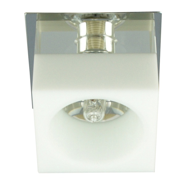 Sk-66 Ch/Wh G9 Chrom Opr. Strop. Dekoracyjna Kwadrat Biała G9 40W Candellux