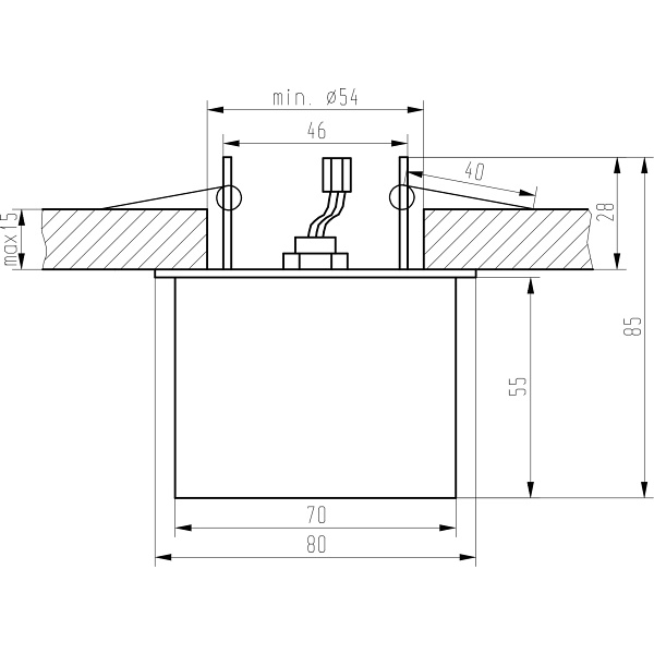 Sk-66 Ch/Wh G9 Chrom Opr. Strop. Dekoracyjna Kwadrat Biała G9 40W Candellux
