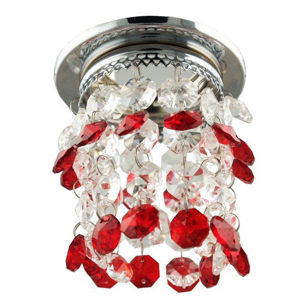 Sk-68 Ch/Red Mr16 Chrom Opr. Strop. Dekoracyjna Czerwona Mr16 50W Candellux