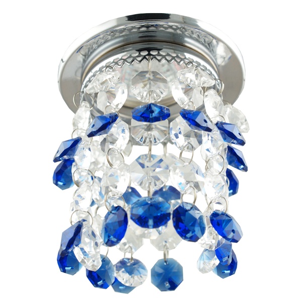 Sk-68 Ch/Blu Mr16 Chrom Opr. Strop. Dekoracyjna Niebieska Mr16 50W Candellux