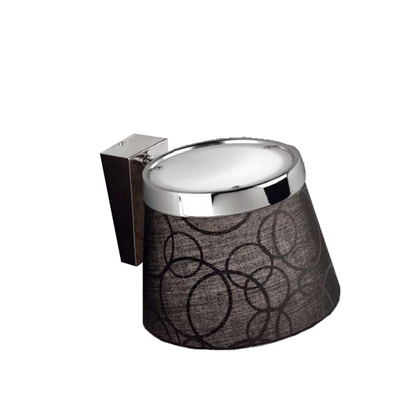 Impresja Lampa Kinkiet 1*60W E27 Czarna Chrom Candellux