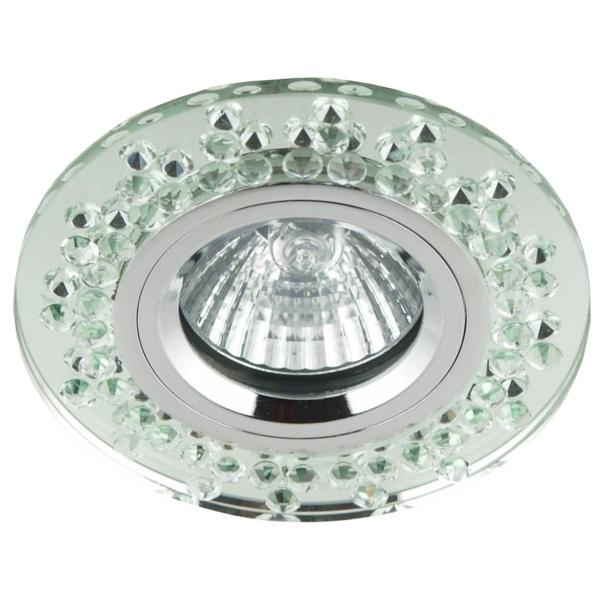 Ss-17 Ch/Tr Mr16 Chrom Opr. Strop. Stała Okrągła Szkło Transperentne Candellux