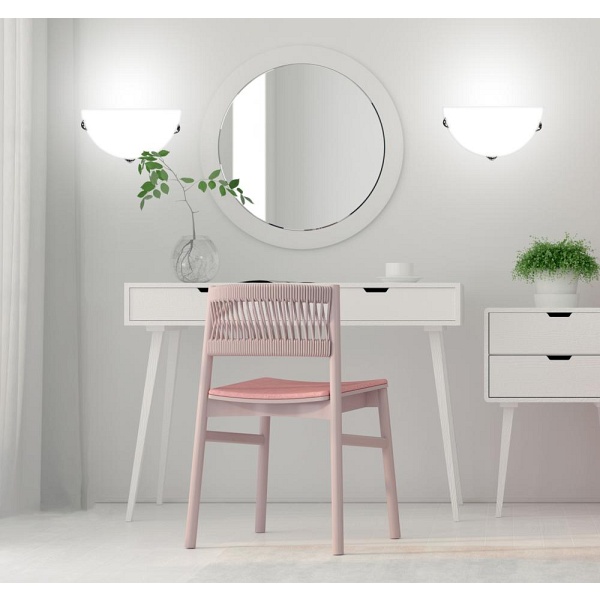 Sara Lampa Sufitowa Plafon1/2 300 Chrom/Satyna 1X60W Candellux