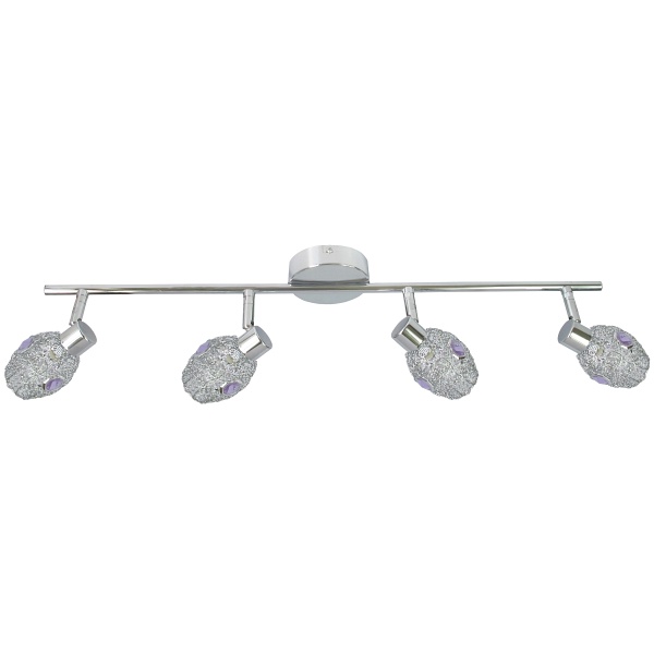 Lampa Golden Listwa 4X40W G9 Chrom Fioletowy Candellux