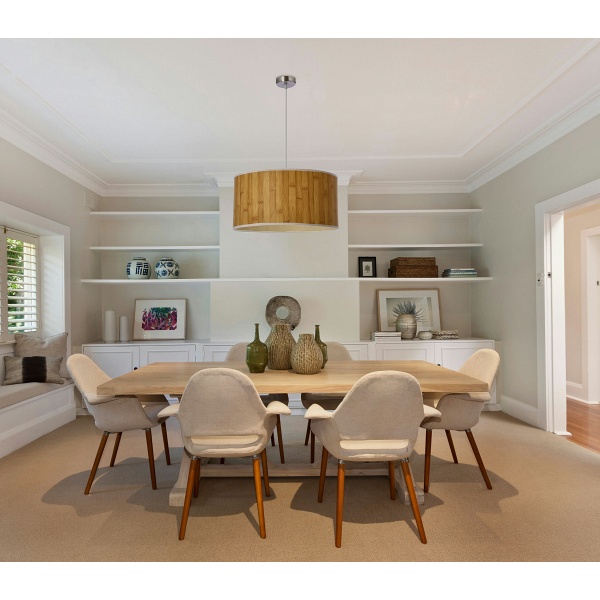 Timber Lampa Wisząca 1X60W E27 Sosna 40X20 Candellux