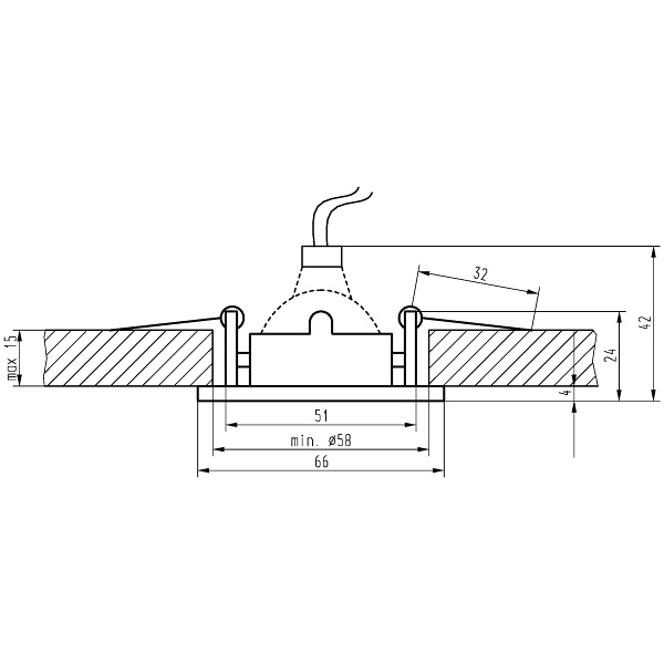 Uo-18 Sn Mr11 Satyna Nikiel Opr. Strop. Uchyl. Kwadrat Odlew Candellux