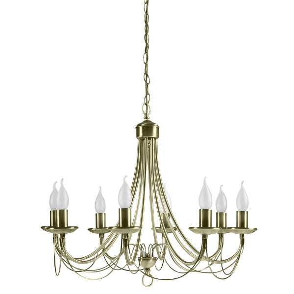 Muza Lampa Wisząca 8X40W E14 Patyna Candellux