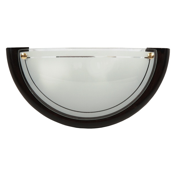 1030 Lampa Sufitowa Plafon 1/2 Drewno Standard 1X60W E27 Wenge Candellux