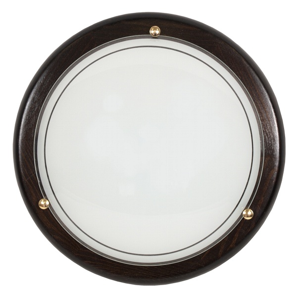 1030 Lampa Sufitowa Plafon 30 Drewno Standard 1X60W E27 Wenge Candellux