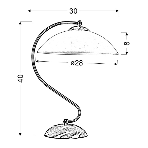 Lido Lampa 1X60W E27 Satyna Nikiel Candellux