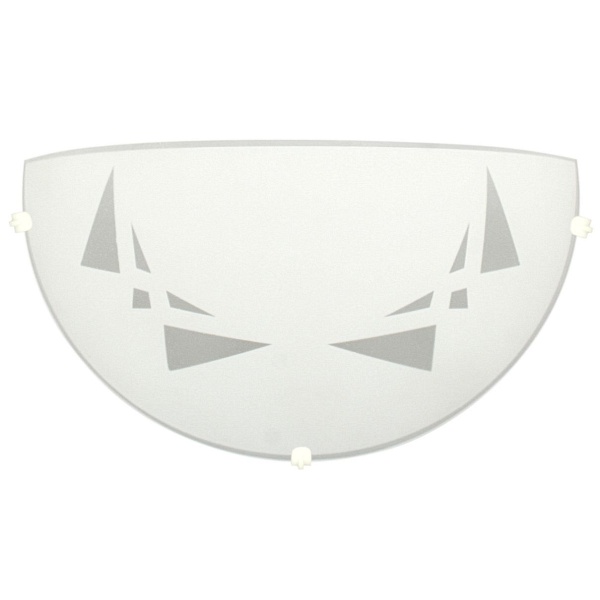 Trias Lampa Sufitowa Plafon1/2 E-27 1X60W Biały Candellux