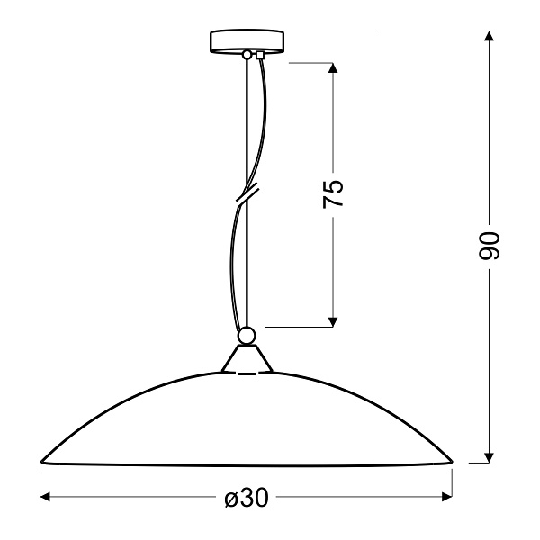 Oteo Lampa Wisząca Candellux