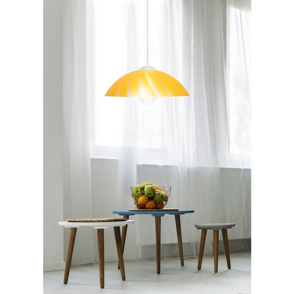 Kamila Lampa Wisząca 1X60W E27 Żółta Candellux