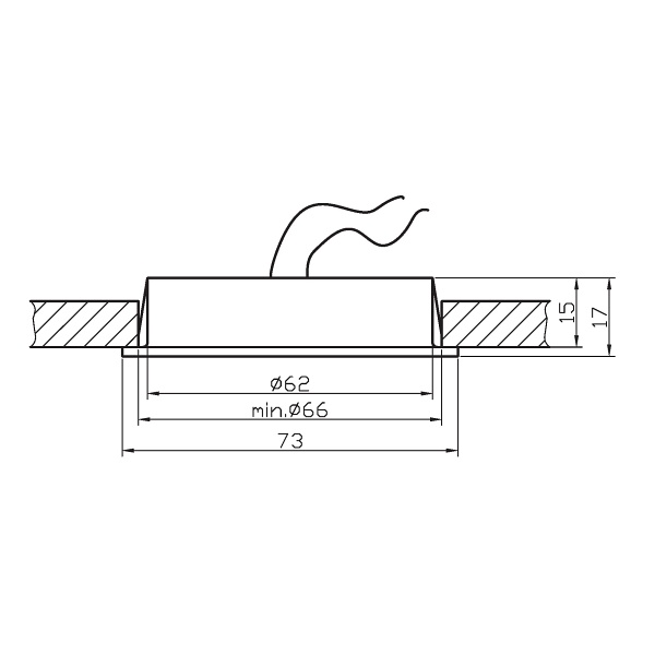 Oprawa Schodowa Stała Ms-04 Ch G4 Chrom Candellux
