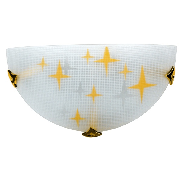 Stars Lampa Sufitowa Plafon1/2 1X60W E27 Ambra Candellux