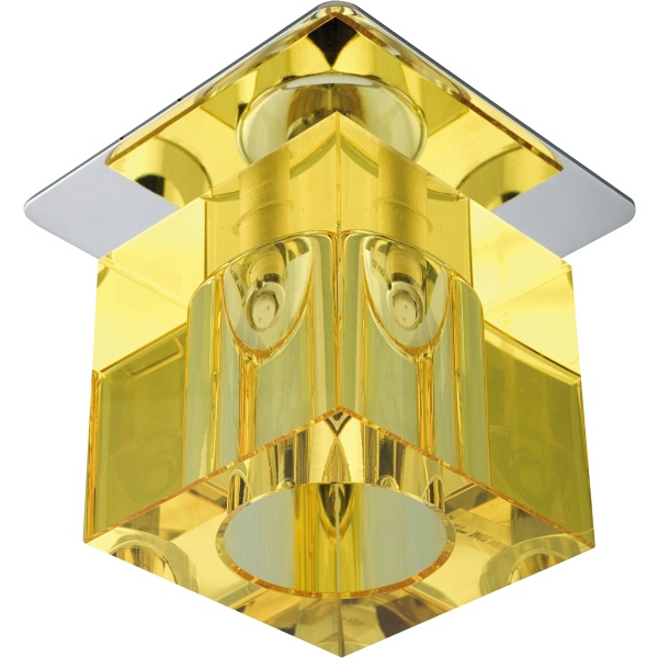 Sk-19 Ch/Ye G4 Chrom Opr. Strop. Stała Kryształ 20W G4 Żółta Candellux