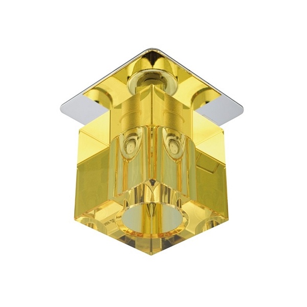 Sk-18 Ch/Ye G4 Chrom Opr. Strop. Stała Kryształ 20W G4 Żółta Candellux