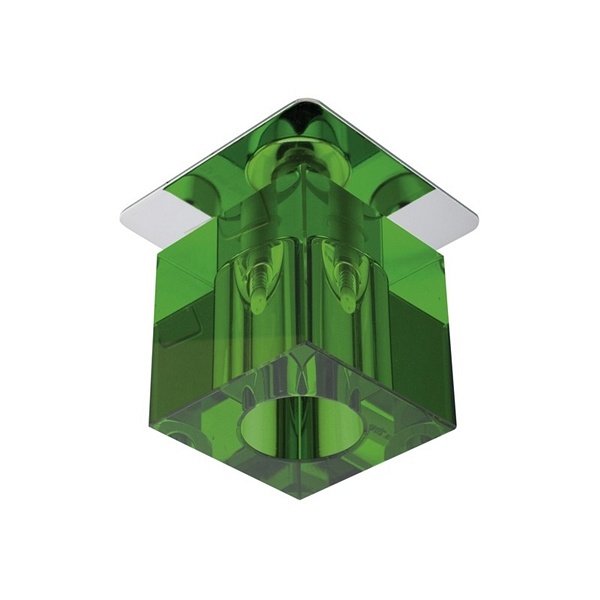 Sk-18 Gr G4 Chrom Opr. Strop. Stała Kryształ 20W G4 Zielona Candellux