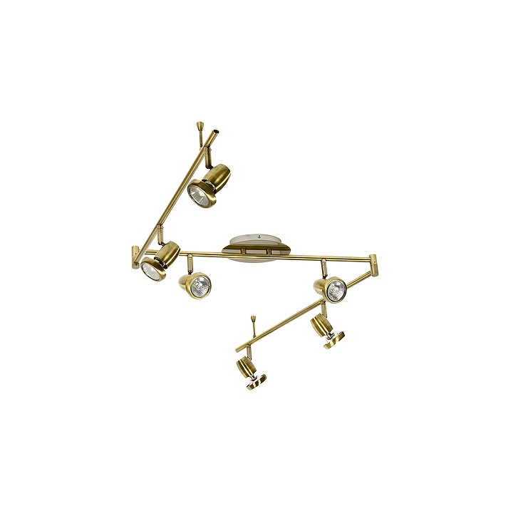 Lampa Lotos Listwa 6X50W Gu10 Patyna Candellux