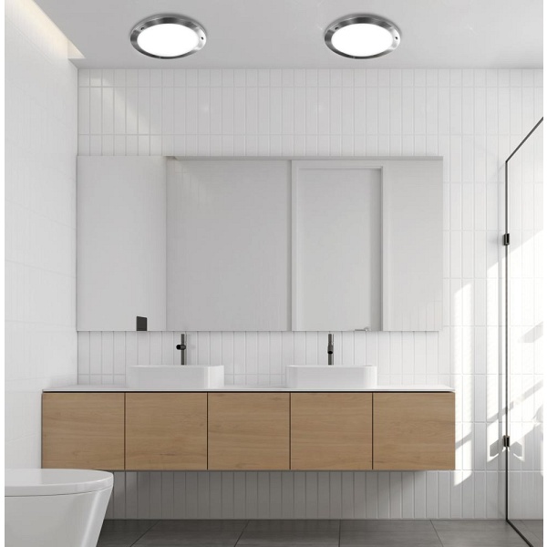 Aquila Plafon 18 1X40W G9 Satyna Nikiel Ip44 Candellux