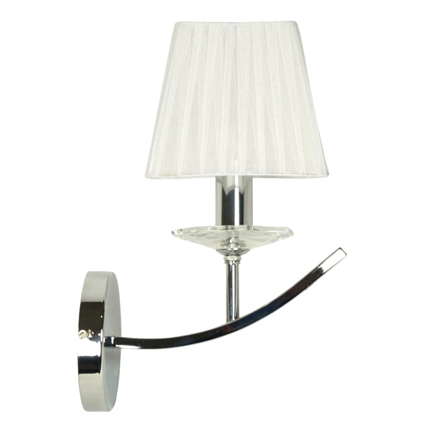 Valencia Lampa Kinkiet 1X40W E14 Chrom 15X36 Candellux