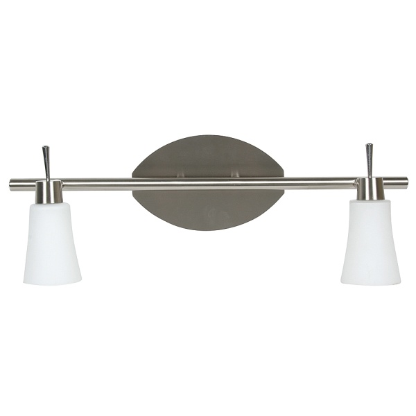 Kroton Listwa 2X40W G9 Nikiel Mat/Biały Candellux