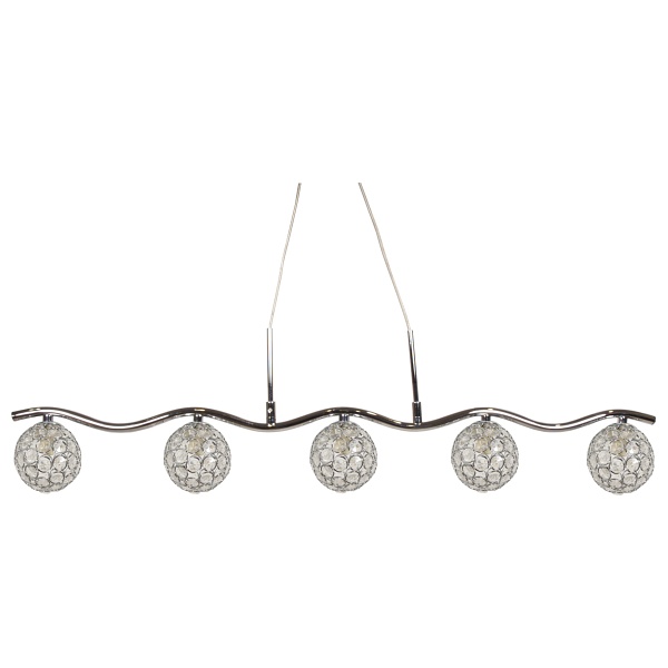 Starlet Lampa Wisząca 5X40W G9 Chrom/Transparent Candellux