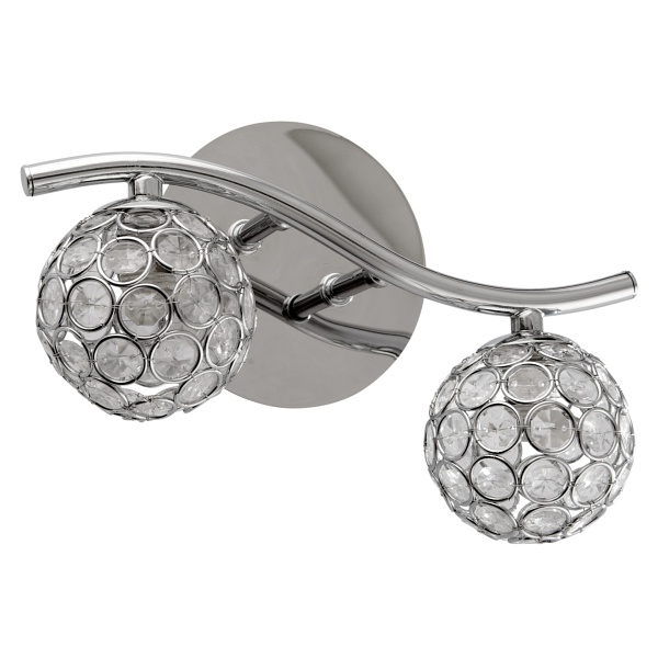 Starlet Lampa Kinkiet 2X40W G9 Chrom/Transparent Candellux