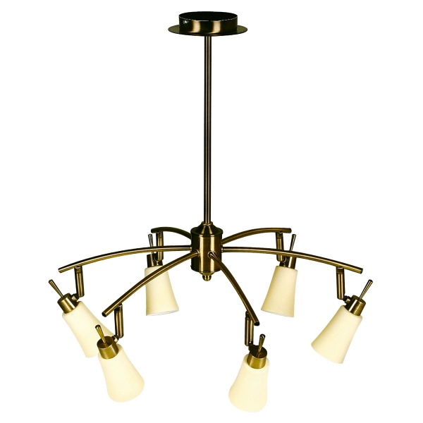 Kroton Zwis 6X40W G9 Patyna Candellux