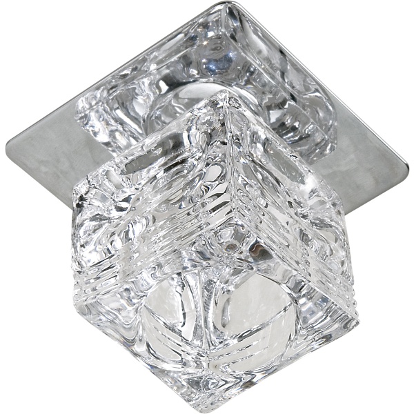 Sk-29 Ch G4 Chrom Opr. Strop. Stała Kryształ 20W G4 Kostka2 Candellux