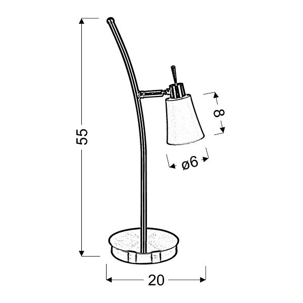 Kroton Lampa 1X40W G9 Patyna Candellux