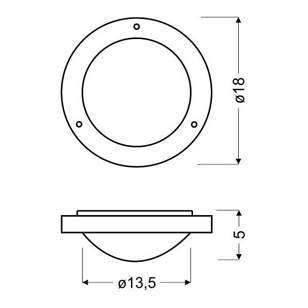 Aquila Plafon 18 1X40W G9 Patyna Ip44 Candellux