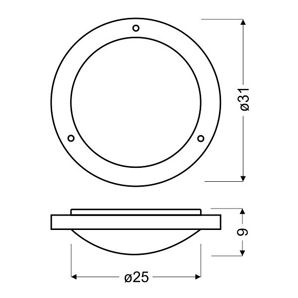 Aquila Lampa Sufitowa Plafon 32 1X60W E27 Patyna Ip44 Candellux