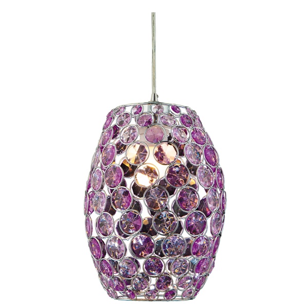 Corn Lampa Wisząca 20 1X60W E27 Fiolet + Linka 85-10523 Candellux