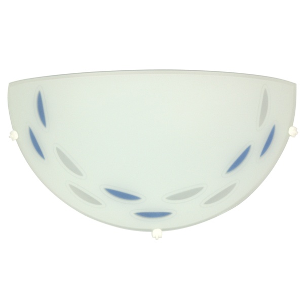 Łezka Lampa Sufitowa Plafon 1/2 Niebieski 60W Eco Candellux