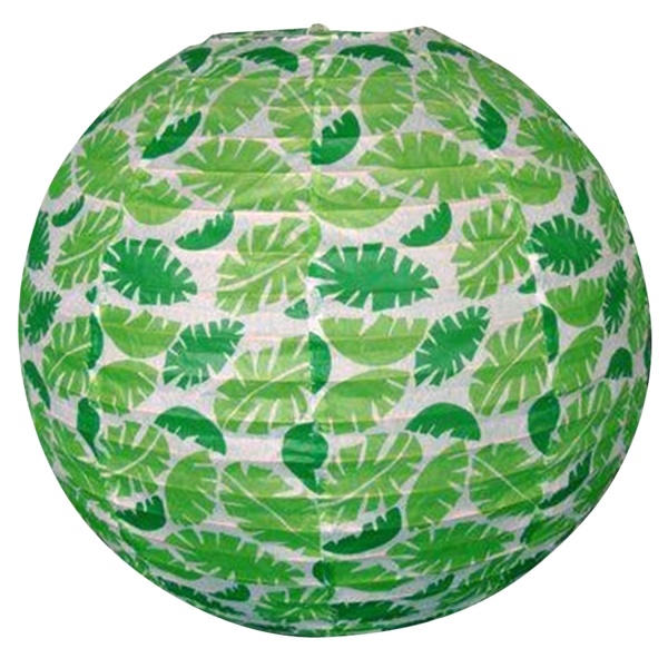 Abażur Papierowy-Kokon 35 Zielone Listki Candellux