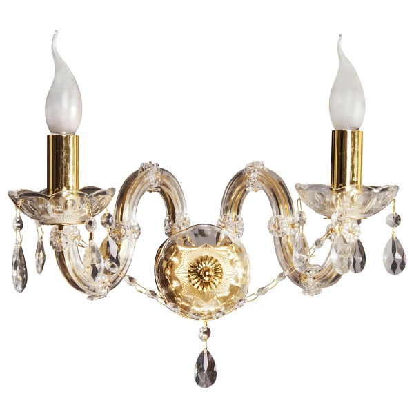 Maria Teresa Lampa Kinkiet 2X40W E14 Złoty Candellux