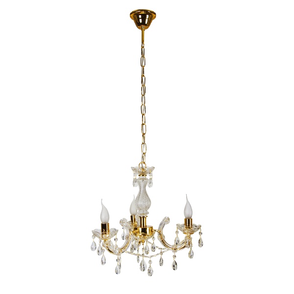 Maria Teresa Lampa Wisząca 3X40W E14 Złoty Candellux