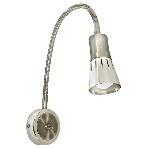 Arena Lampa Kinkiet Wysięgnik 1*40W R50 E14 Nikiel Mat Candellux