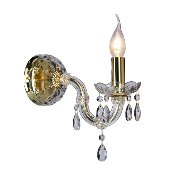 Maria Teresa Lampa Kinkiet 1X40W E14 Złoty Candellux