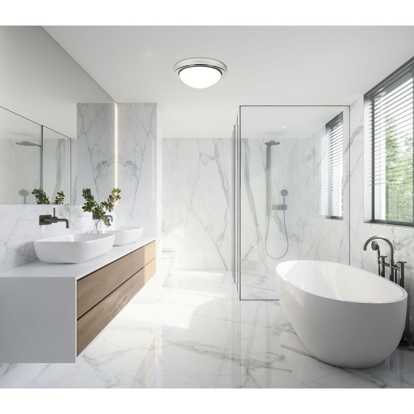 Roda Lampa Sufitowa Plafon 325 2X60W E27 Chrom Ip44 Candellux