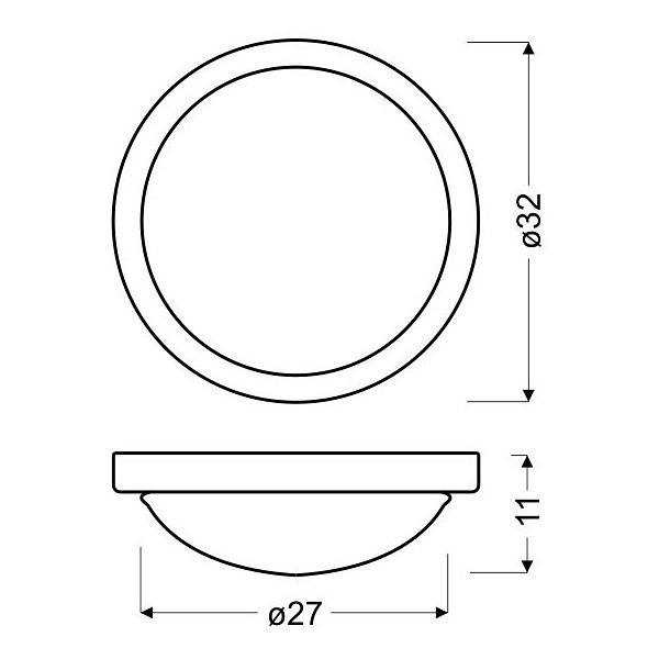 Roda Lampa Sufitowa Plafon 325 2X60W E27 Chrom Ip44 Candellux