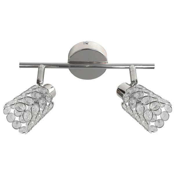 York Lampa Sufitowa Listwa 2X40W G9 Chrom Candellux