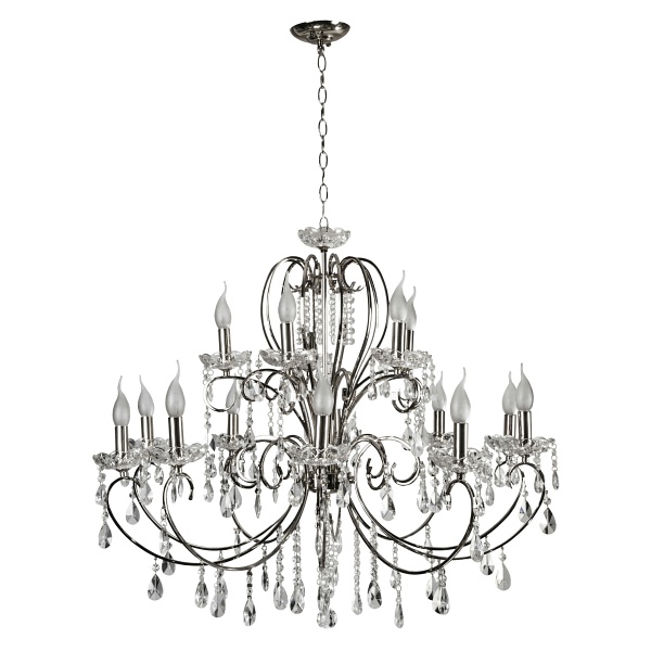 Aurora Lampa Wisząca 10+5 *40W E14 Chrom Candellux