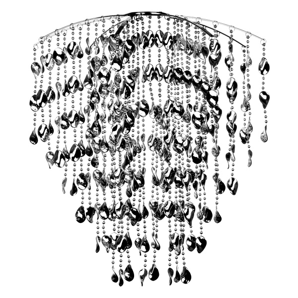 Abażur Sardi E27 Chromowy Candellux