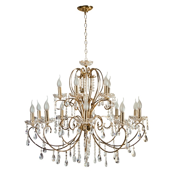 Aurora Lampa Wisząca 10+5*40W E14 Złoto Candellux