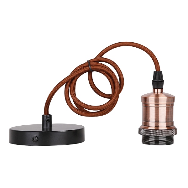 Zawiesie Metalowe Rl-Lpp060Bx 1X60W E27 Czarny/Patyna Candellux