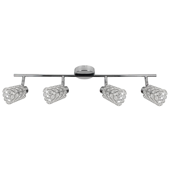 York Lampa Sufitowa Listwa 4X40W G9 Chrom Candellux