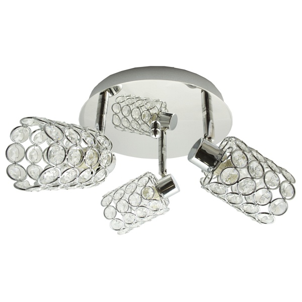 York Lampa Sufitowa Plafon 3X40W G9 Chrom Candellux